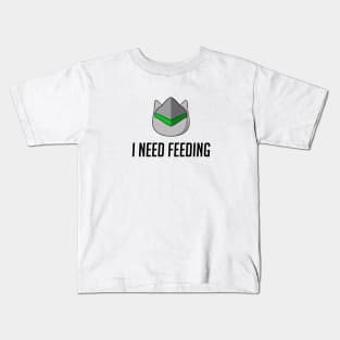 Kittenji "I need feeding" - Katsuwatch Kids T-Shirt